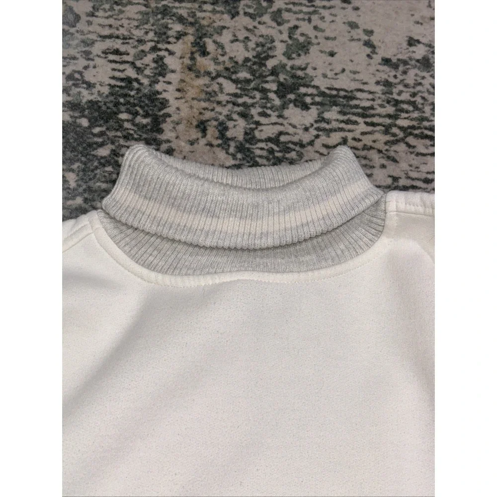90s Vintage West Virginia University WVU Turtleneck Sweatshirt Gear For Sports L
